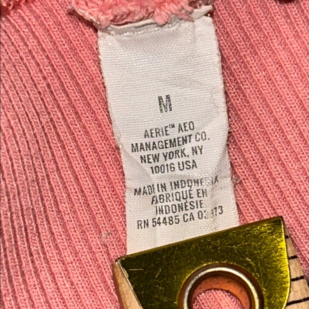 Aerie Rose Waffle Knit Top - Picture 7 of 7